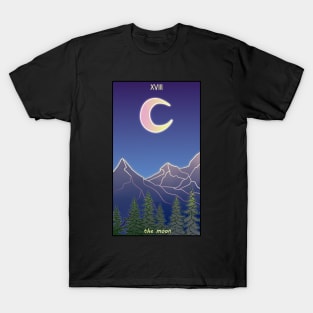 The Moon Tarot Card T-Shirt